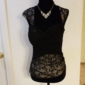 Black Lace Top